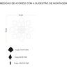 Espelho Decorativo Acrílico Enfeite Mandala Kit(38197 38199) - 10