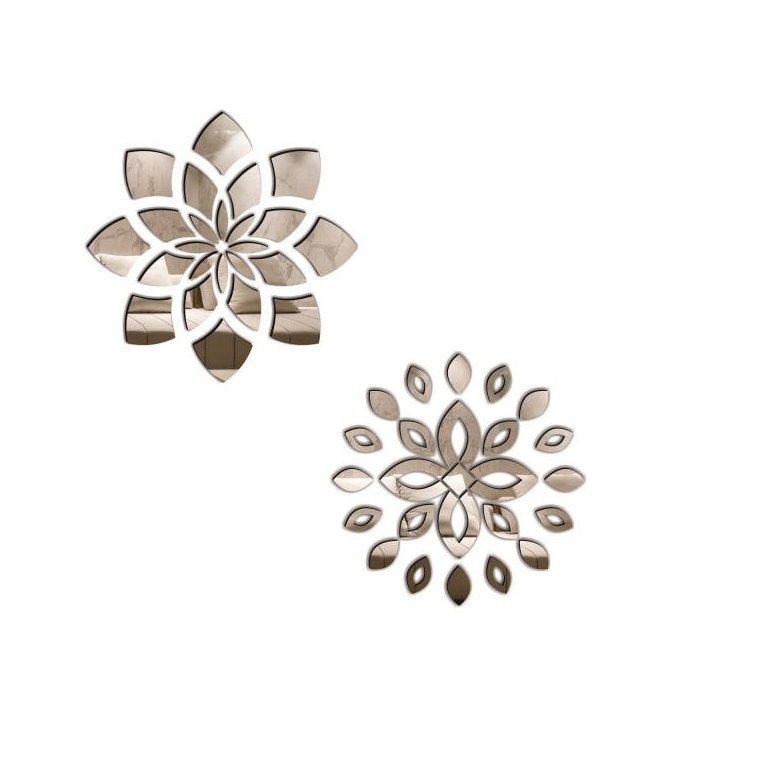 Espelho Decorativo Acrílico Enfeite Mandala Kit(38197 38199)