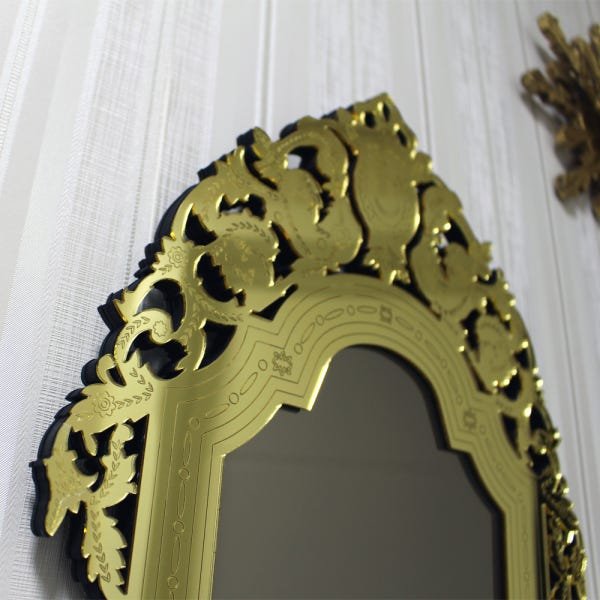 Quadro Espelho Veneziano Decorativo Sala 100x200 - 38.85 - 9