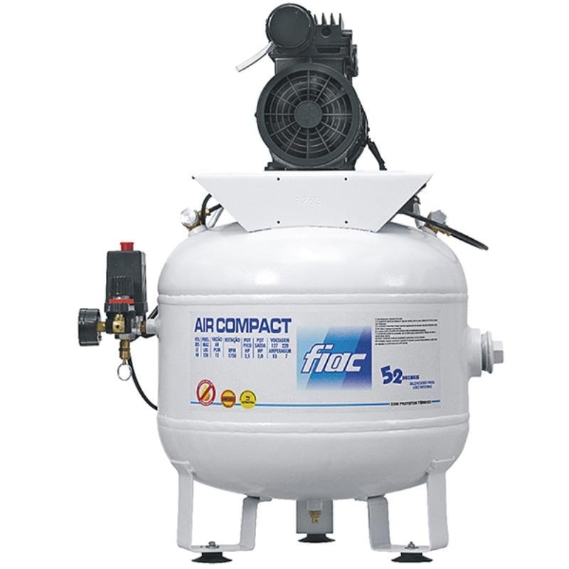 FIAC Air Plus 40L compressor silencioso profissional