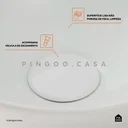 Ver imagem 5 de Cuba de Apoio para Banheiro Redonda Slim Louça Cerâmica 28,5 Cm Calcedônia Pingoo.casa - Branco