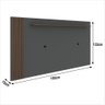 Rack com Painel Ripado Suspenso para Tv até 70 Polegadas 2 Portas Grécia 180cm - 3