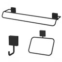 Ver imagem 5 de Kit Banheiro Lavabo 03 Peças Acessórios Preto