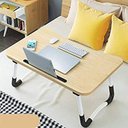Ver imagem 2 de Mesa Notebook Multiuso Home Office Cama Sofa Lanche Estudos Suporte Tablet Porta Copo Pernas Dobrave