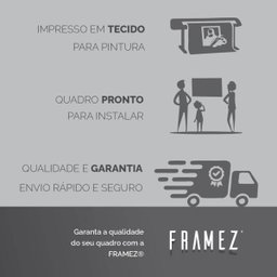 Quadro Flores Cerejeiras Brancas e Rose Gold Para Sala Escritórios em Tecido - 5 Quadro Flores Cerejeiras Brancas e Rose Gold Para Sala Escritórios em Tecido - 5