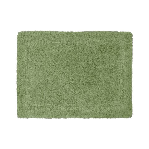 Tapete de Banheiro 50x70cm 100% Algodão Verde Claro Lyon Naturalle