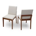 Ver imagem 1 de Kit com 2 Cadeiras de Jantar Liana - 2136 Mmj-as As-castanho Claro As-432
