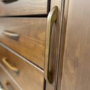 Ver imagem 4 de Cômoda 5 Gavetas e 1 Porta Ouro - Café