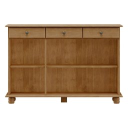 Conjunto: Cristaleira 8 Portas Aparador Balcão 3 Portas e Vitrine 2 Portas Rubi Freijó Madeira Pinus - 5