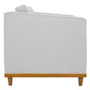 Ver imagem 5 de Poltrona Decorativa Europa Suede Branco