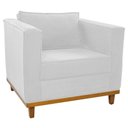 Ver imagem 1 de Poltrona Decorativa Europa Suede Branco