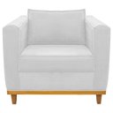 Ver imagem 7 de Poltrona Decorativa Europa Suede Branco