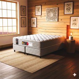 Cama Box Queen Castor Sleep Max D33 158x198x52+ Box Castor - 1 Cama Box Queen Castor Sleep Max D33 158x198x52+ Box Castor - 1