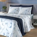 Ver imagem 5 de Jogo Cama King Döhler 180 Fios Premium Celeste