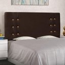 Ver imagem 4 de Cabeceira Estofada Box Casal King Size Monreale 195cm Café