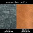 Ver imagem 4 de Poltrona Decorativa Maya Base Giratoria Linho e Courino Tcs 718 Tcs 727 Moll