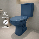 Ver imagem 2 de Assento Tampa para Vaso Sanitário Almofadado Compatível Aspen Azul Durín