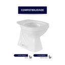 Ver imagem 4 de Assento Tampa para Vaso Sanitário Almofadado Compatível Aspen Azul Durín