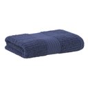 Ver imagem 1 de Toalha de Rosto - Fio Penteado - Canelado - 100% Algodão - Buddemeyer Fio Penteado Canelado Azul 195