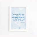 Ver imagem 2 de Quadro Frase Bíblica 1 Corintios 13:2 Moldura Branca 33x43cm