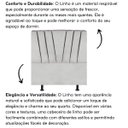 Ver imagem 5 de Cabeceira King Cama Box Estofada 195 Cm Antonella Linho:cinza Claro