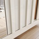 Ver imagem 3 de Guarda-Roupa Casal Napoli com Espelho 6 Portas 6 Gavetas Off White/Nature - Henn