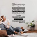 Ver imagem 3 de Adesivo de Parede Oração de São Francisco de Assis Completa Decoração Kanto Store Preto
