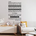 Ver imagem 1 de Adesivo de Parede Oração de São Francisco de Assis Completa Decoração Kanto Store Preto
