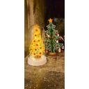 Ver imagem 1 de Luminária Árvore de Natal com Girassóis Encantados Girassol - Branco Pérola