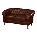 Ver imagem 1 de Namoradeira Duque Chest 2 Lug Courano Marrom Café