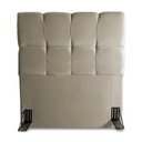 Ver imagem 4 de Cabeceira Cama Box Solteiro 98cm Suede Velut Bege - King House