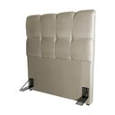 Ver imagem 7 de Cabeceira Cama Box Solteiro 98cm Suede Velut Bege - King House