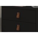 Ver imagem 5 de Conjunto 2 Criados Estilo Industrial com Puxadores de Couro