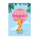 Ver imagem 2 de Placa Decorativa Infantil Girafa e Balão 30x40cm