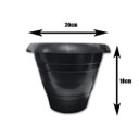 Ver mais imagens de Kit 10 Vasos Plásticos Pote Grande 3,5L Mudas e Flores
