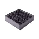 Ver imagem 1 de Organizador de Gavetas 24 Divisórias Colmeia Roupas Intimas Meias Cueca Calcinha:cinza Escuro