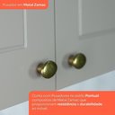 Ver imagem 4 de Cozinha Modulada Americana 2 Peças Aéreo e Balcão 80cm Cinza/nature com Tampo Mdp - Móveis Henn