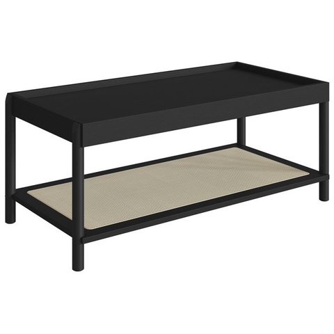 Mesa de Centro 93 Cm Pes Madeira Oslo 27961 Nero Artesano