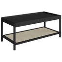 Ver imagem 1 de Mesa de Centro 93 Cm Pes Madeira Oslo 27961 Nero Artesano