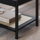 Ver imagem 6 de Mesa de Centro 93 Cm Pes Madeira Oslo 27961 Nero Artesano