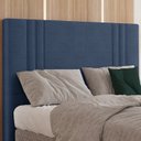 Ver imagem 2 de Cabeceira Queen 158 cm London Veludo Azul Soon