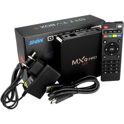 Conversor Smart Tv Mxq Android 8.1 4k Preto - 1