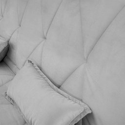 Sofá Cama Estoril 1,90m Suede Velut - King House - 5