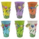 Ver imagem 2 de Vaso Jardim Varanda Borboleta Flor de Ferro Lilas (sybo-g7)