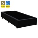 Ver imagem 2 de Cama Box Solteiro Sintético Sereneprime Preto 88x188x40