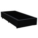 Ver imagem 1 de Cama Box Solteiro Sintético Sereneprime Preto 88x188x40