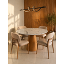 Ver imagem 2 de Mesa Redonda Cone 100cm Mármore Espírito Santo