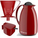 Ver imagem 3 de Kit Cafe Pratico ECO Garrafa Térmica Suporte Filtro CHÁ Açucareiro de Mesa Cafeteria Coffe Break - V