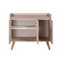 Ver imagem 7 de Aparador Buffet 90cm Retro MDF Rosa Madri - On Móveis