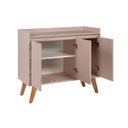 Ver mais imagens de Aparador Buffet 90cm Retro MDF Rosa Madri - On Móveis